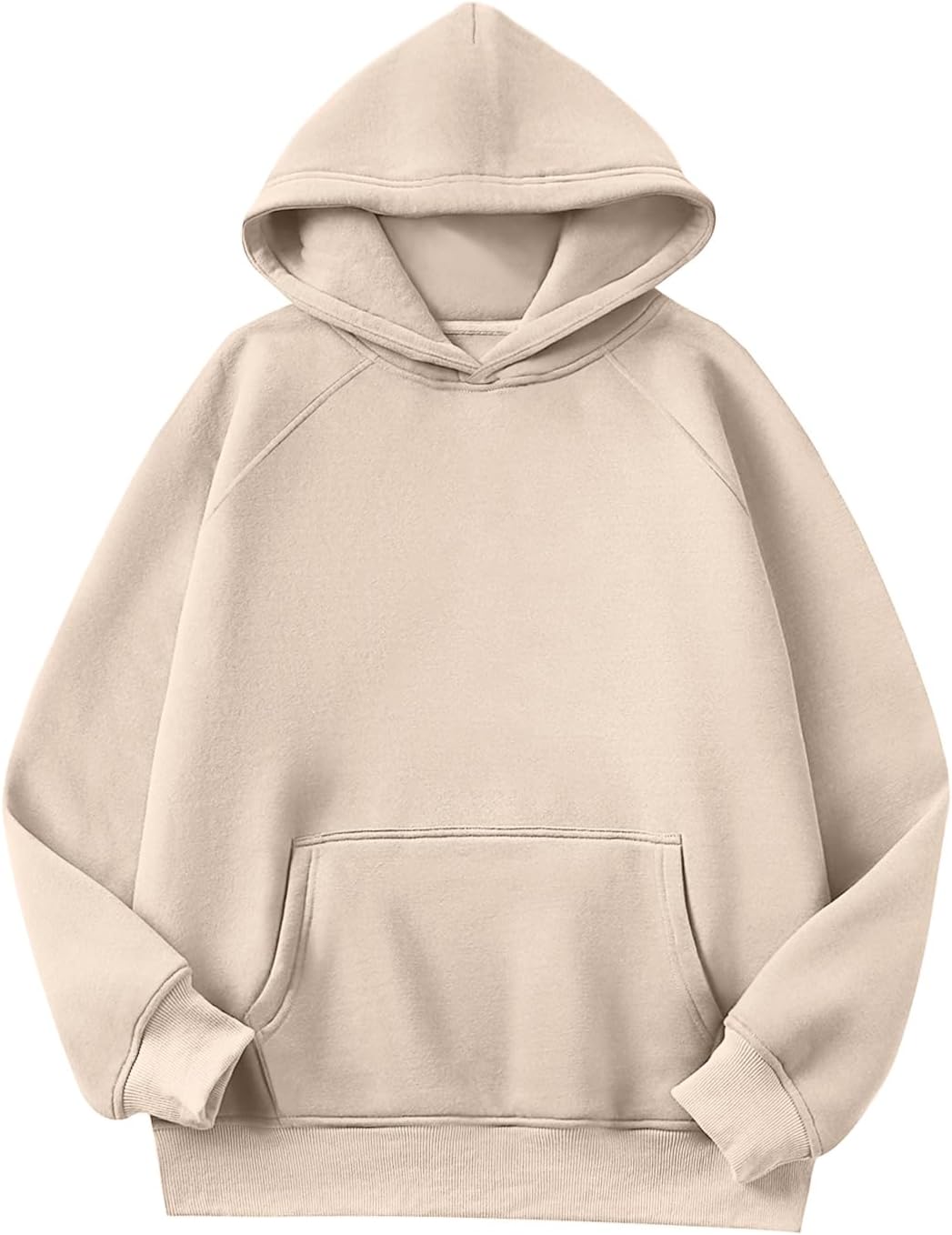 LOGENEWomens Hoodies Long Sleeve Fleece Oversized Sweatshirts Casual Basic Pullover Tops 2023 Fall Workout Clothes