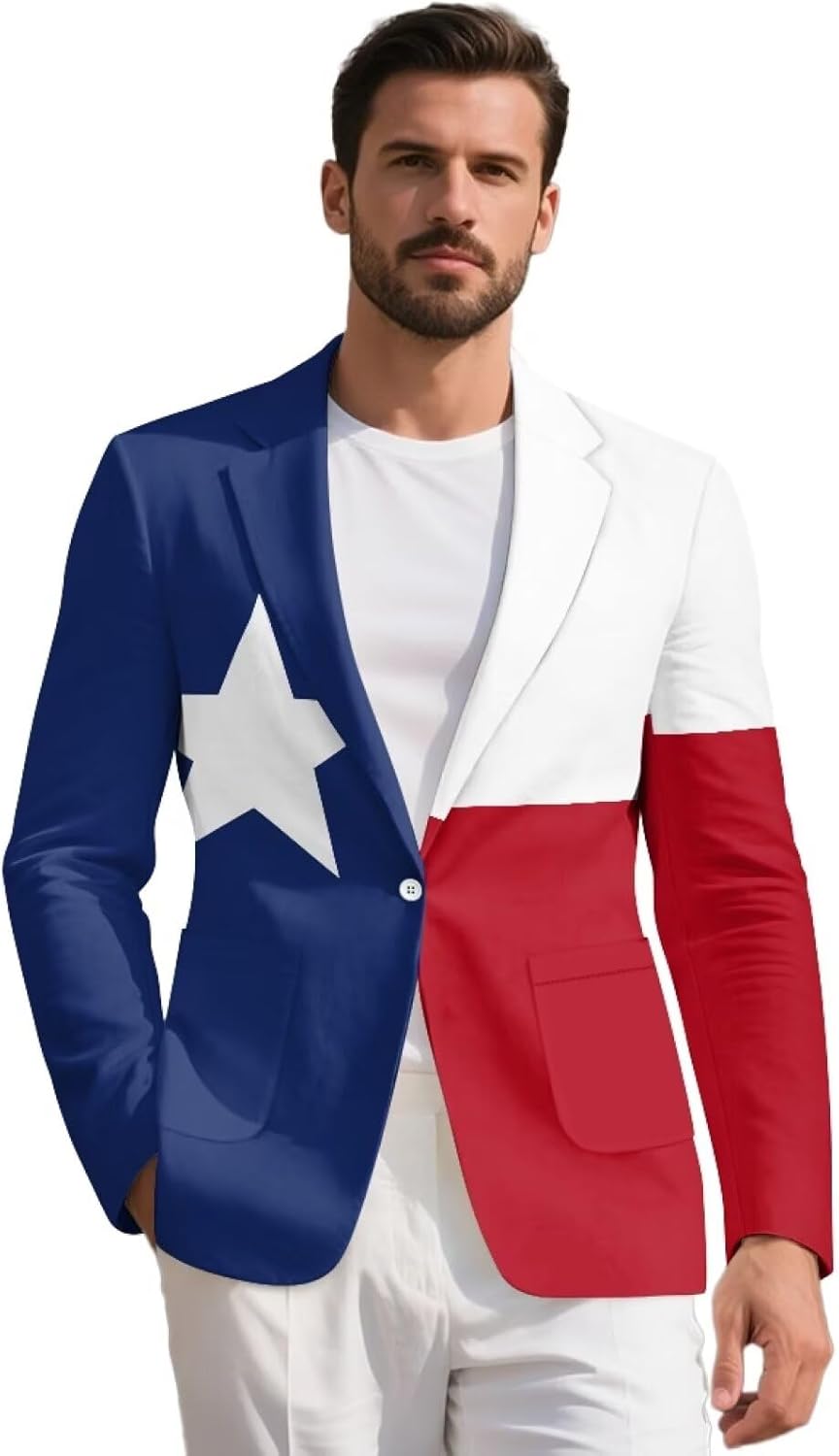 Men's Casual Blazers One Button Party Banquet Suits Breathable Inner Layer Wrinkle-Resistant Jacket Size S-5XL