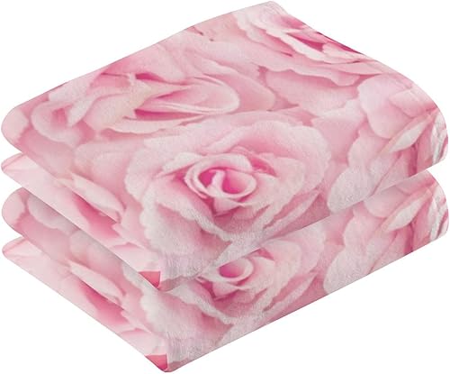 Miniatura 2 de susiyo Toallas decorativas de algodón para la cara de San Valentín, 2 unidades, 16 x 28 pulgadas