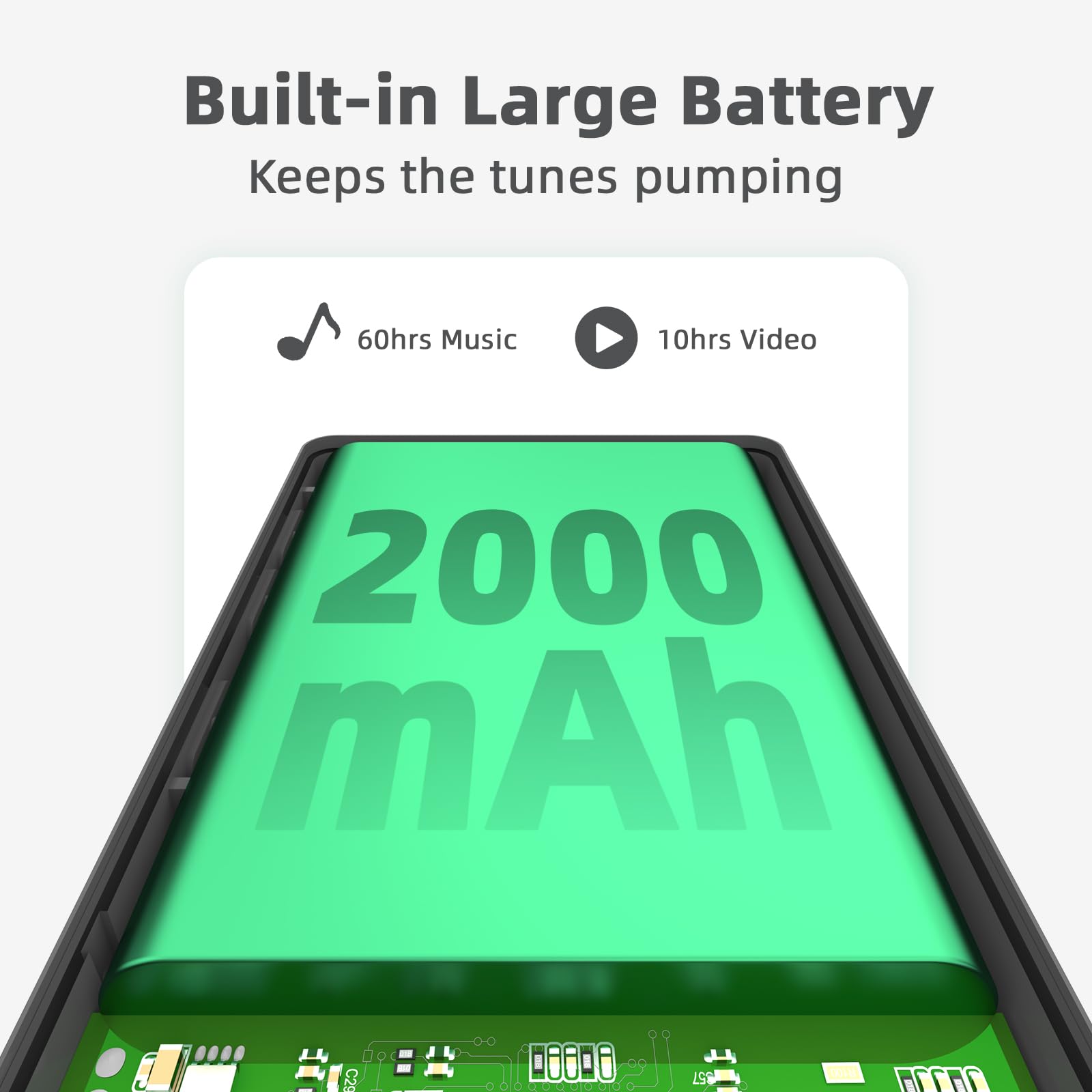 Reproductor MP3, reproductor de música de 64 GB con Bluetooth