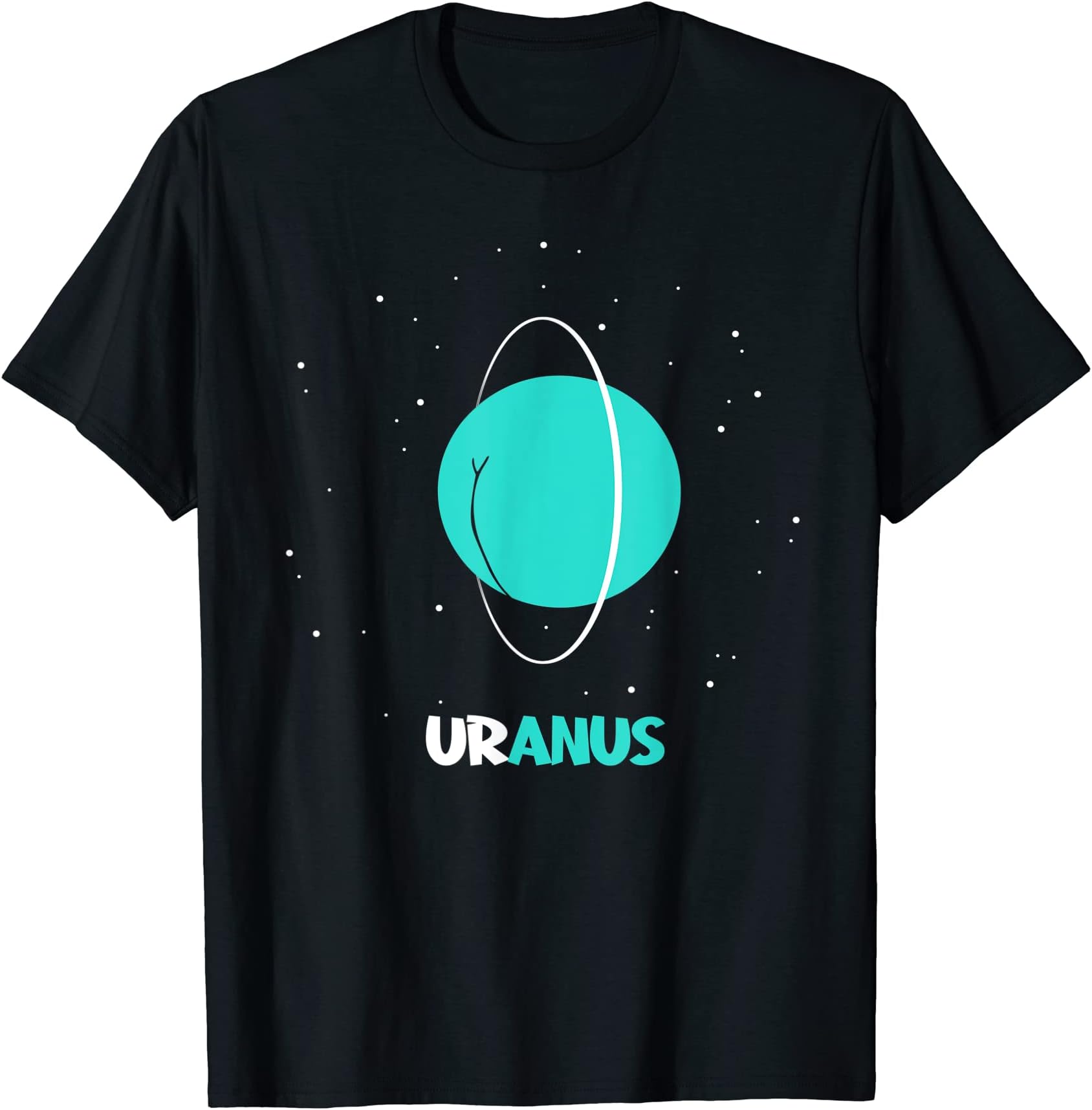 Funny Uranus Space ApparelsUranus Planet Meme Universe Galaxy Solar System Science T-Shirt