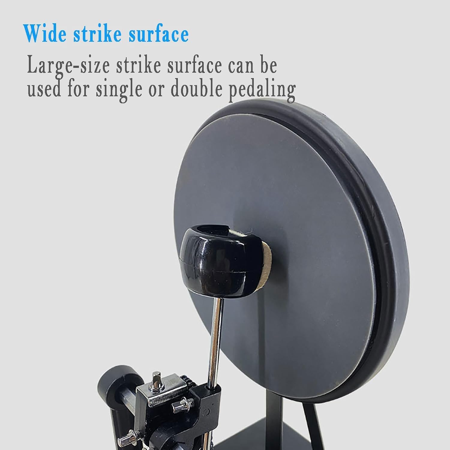 Entrenador electrónico de bombo – Pedal de práctica de autoaprendizaje para músicos principiantes para mejorar las habilidades y el rendimiento del bombo (azul)