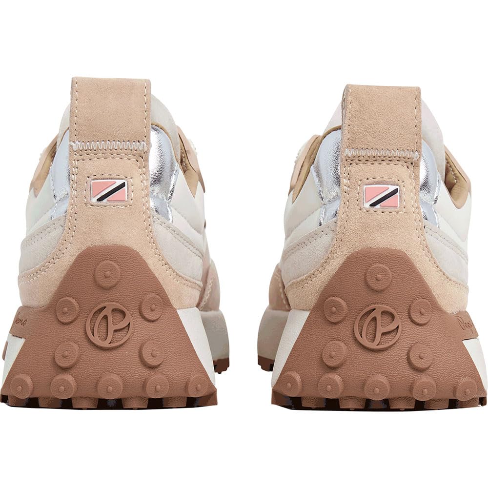 Pepe Jeans Tenis Lucky Original para Mujer, Beige Off Lace Beige, 5 UK