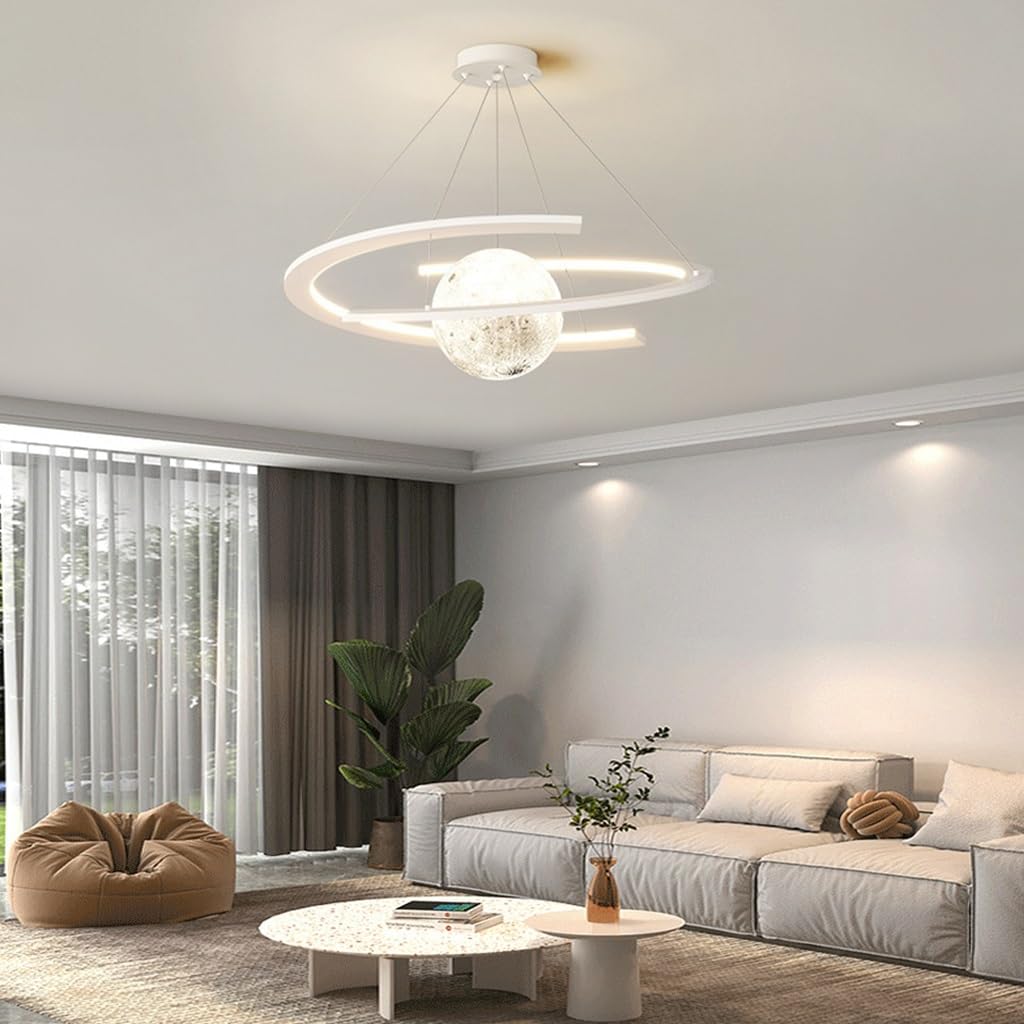 Lustre créative à LED design haut de gamme pour illumination de grands volumes