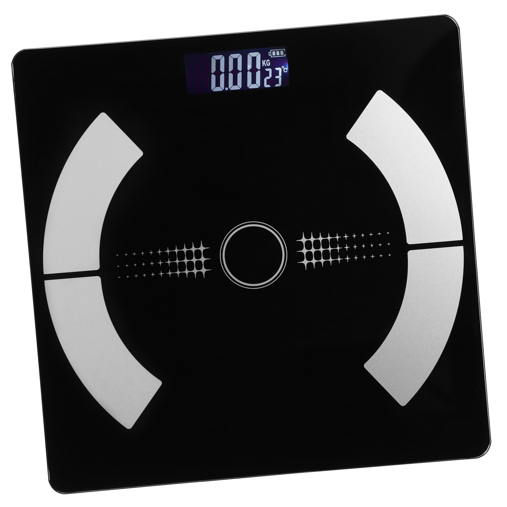 WOFASHPURET Digital Body Weight Scale Portable Electronic Scale for Accurate Weight Muscle Mass and Bone Mass Measurement Sturdy Glass Design for Home Use USB Rechargeable