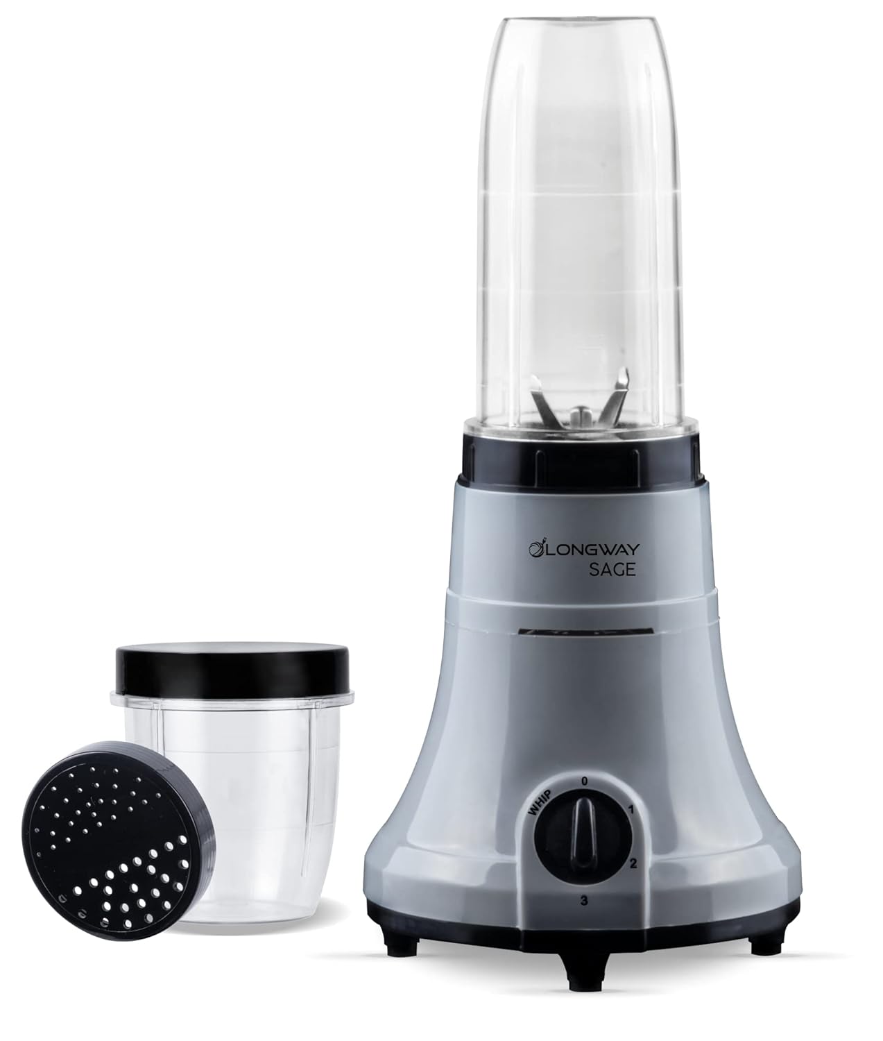 Buy Longway Sage 500 Mixer Grinder (2 Jars, Gray Black), Long Lasting Shock Proof ABS Body