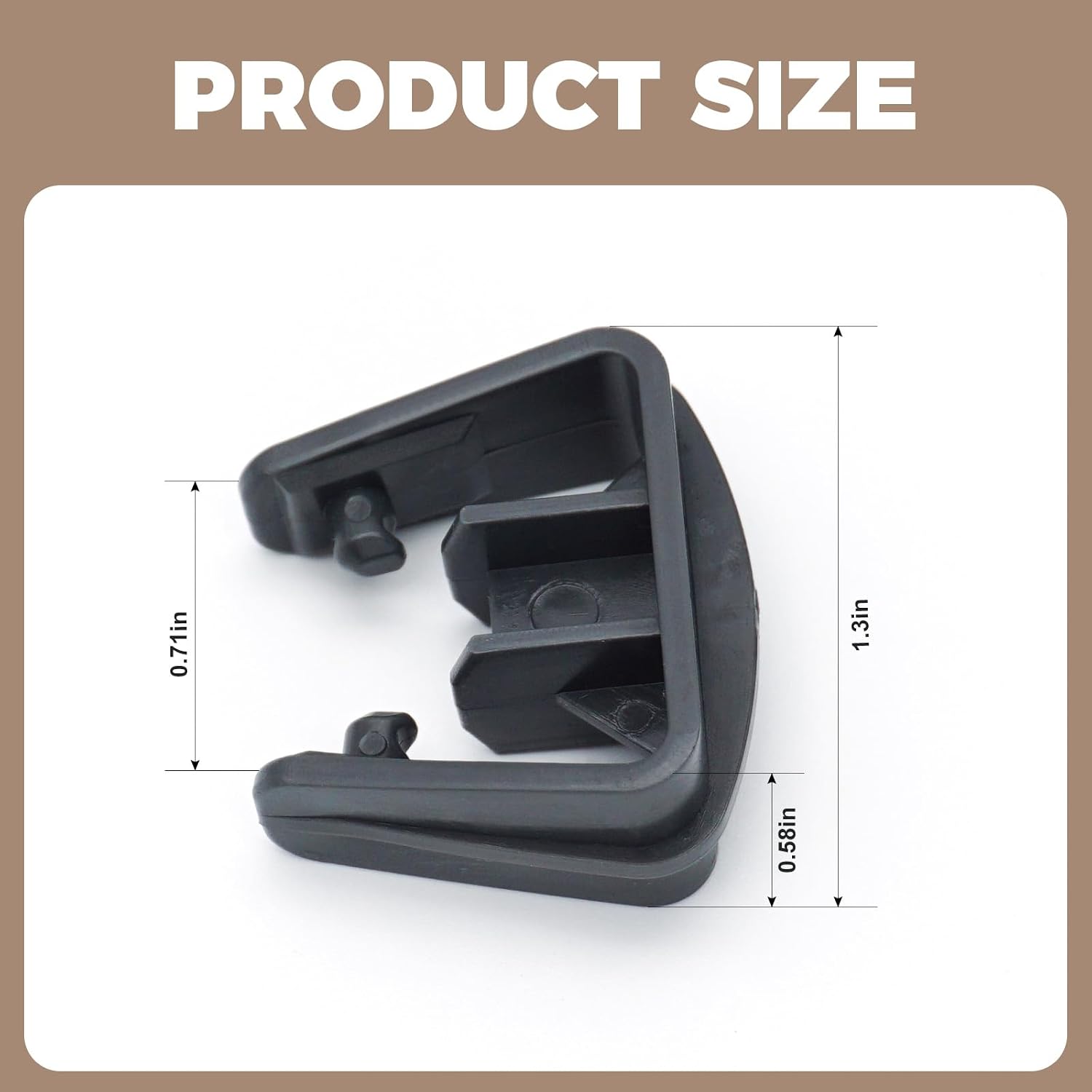 W11545307 Dishrack Stop Clip for Whirlpool Maytag Admiral Kenmore KitchenAid Dishwasher Replaces W11084874, Dishwasher Track Stopper