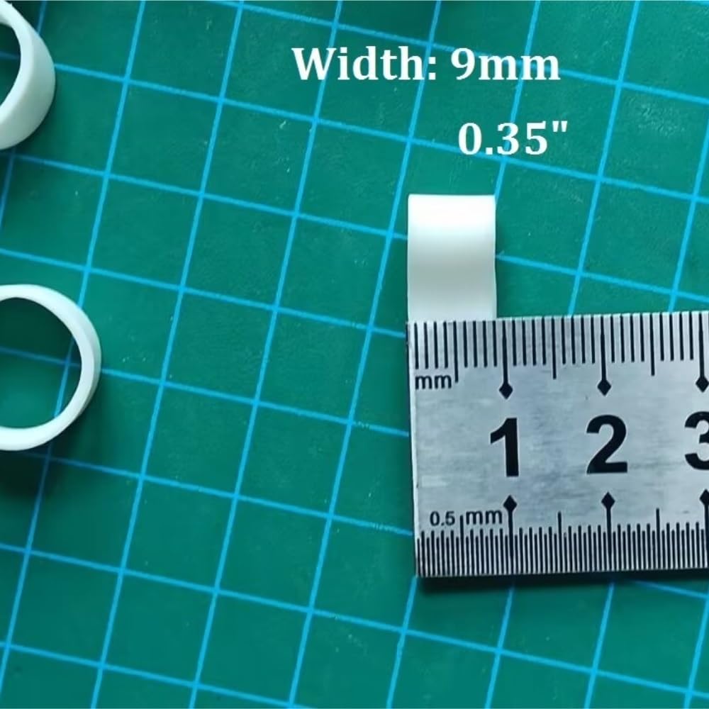 Bandas de Goma, Banderas de Alto Rendimiento, Banda de Goma elástica de 100 Uds., Banda de Goma Blanca de 15 * 9mm en tamaño pequeño, Gomas pequeñas elásticas for empacar Verduras