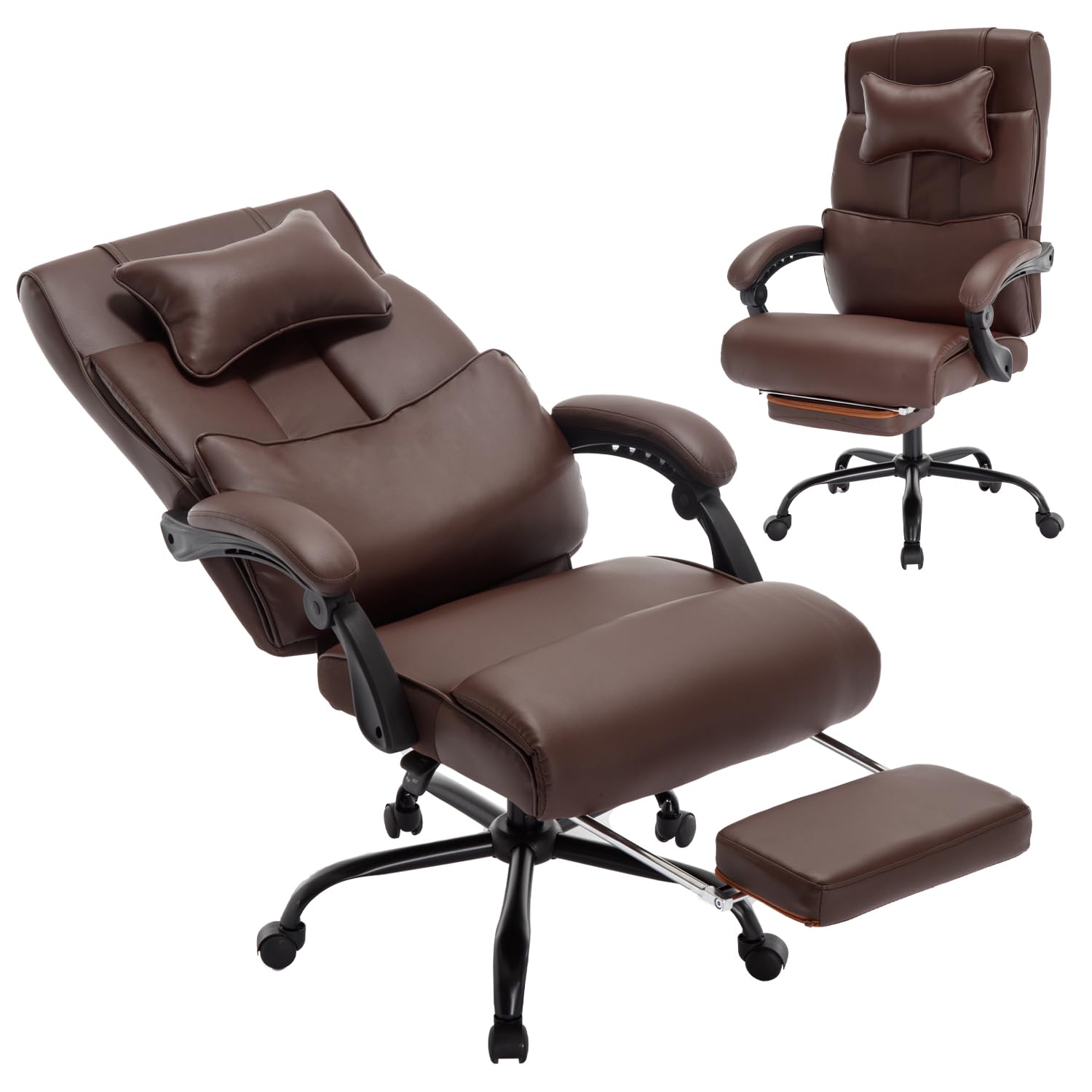 Reclining Office Desk Chair LEAGOO Automatic Executive Office