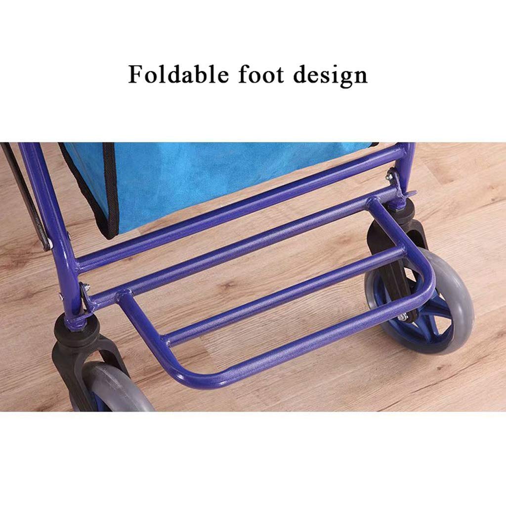 Carrello della Spesa Pieghevole/deambulatore/Carrello, Carrello della Spesa Leggero per Anziani, deambulatore e Sedile di Riposo Adatto per Anziani, Anziani e Anziani