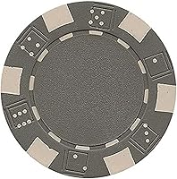 Vista 1 de Da Vinci, 50 fichas de póquer de cerámica compuesta, rayas, 11,5 gramos.