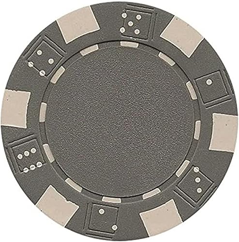 Da Vinci, 50 fichas de póquer de cerámica compuesta, rayas, 11,5 gramos.