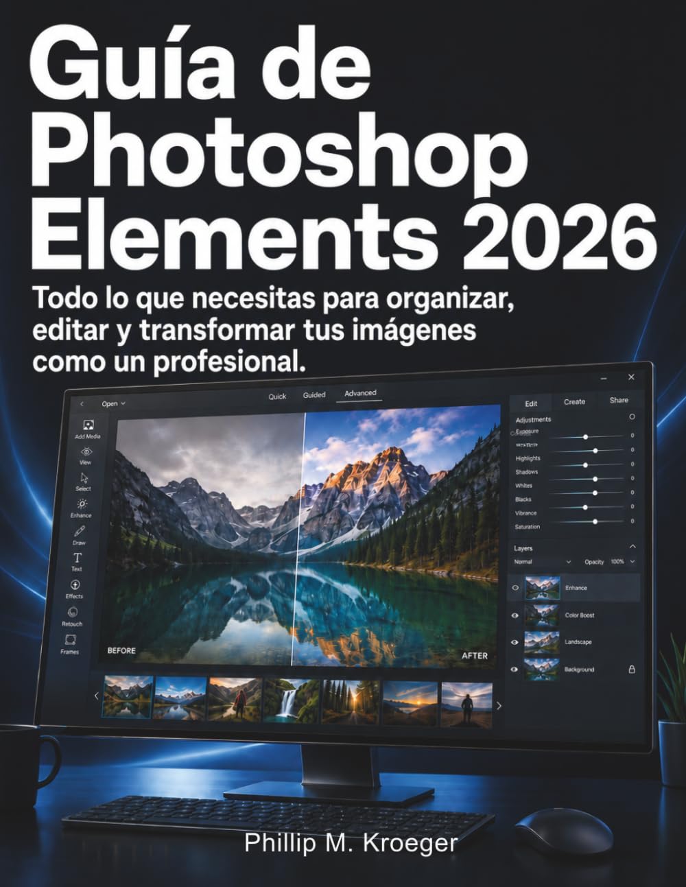 Photoshop Elements 2026 livre de retouche photo et guide d'édition image