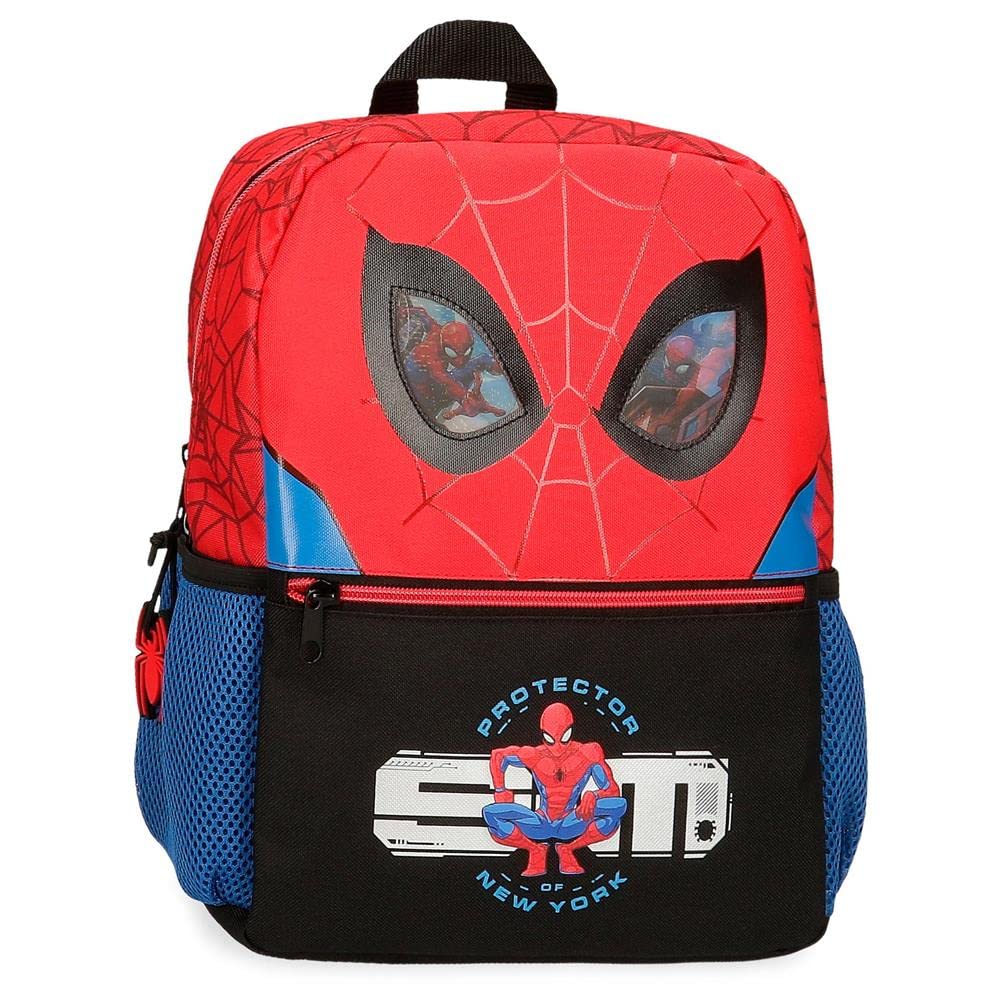 Marvel Spiderman Protector Mochila Escolar Adaptable a Carro Rojo 25x32x12 cms Poliéster 9,6L