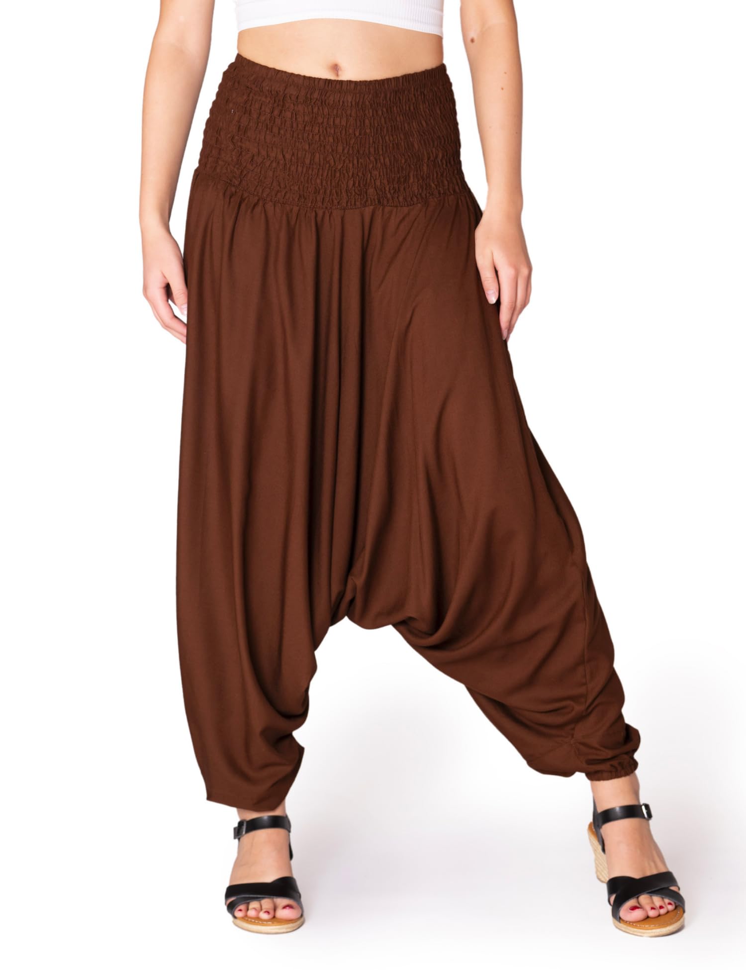 PANASIAM Aladin Pants Plain Brown XL
