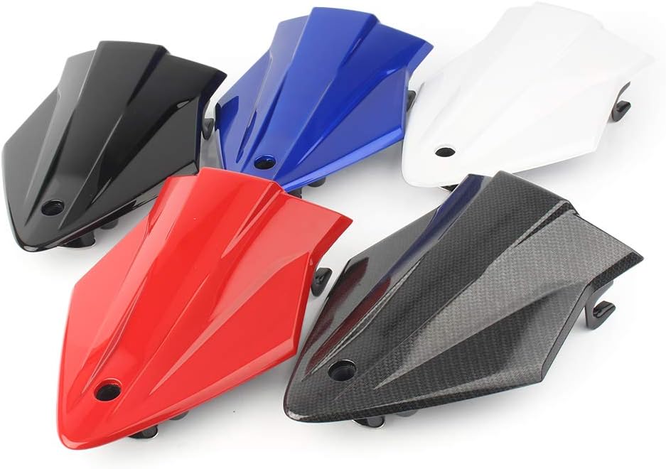 Rbanna1 Motorbike Rear Passenger Pillion Seat Cowl Fairing Cowl for BMW S1000RR 2015 2016 2017 2018, White