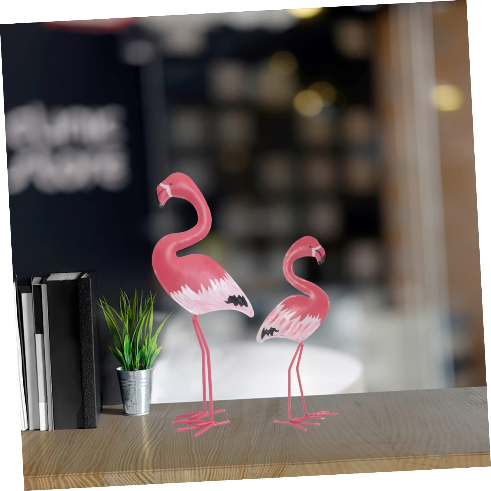 2 Paia Di Statuette Di Fenicotteri Ornamenti Di Fenicotteri Decorazioni Per Interni Decorazioni Artigianali in Resina