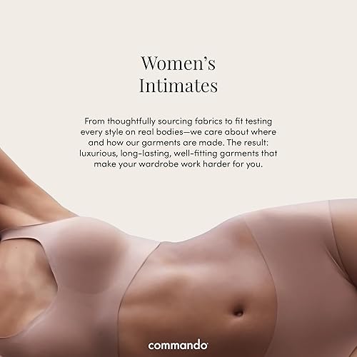 Miniatura 5 de commando - Tanga de control clásico Tanga suave y sedosa que no se ve Cómodos bordes de corte crudo Lavable a máquina
