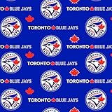 Fabric - Major League Baseball Team - MLB - Toronto Blue Jays - 100% Cotton - By the Yard