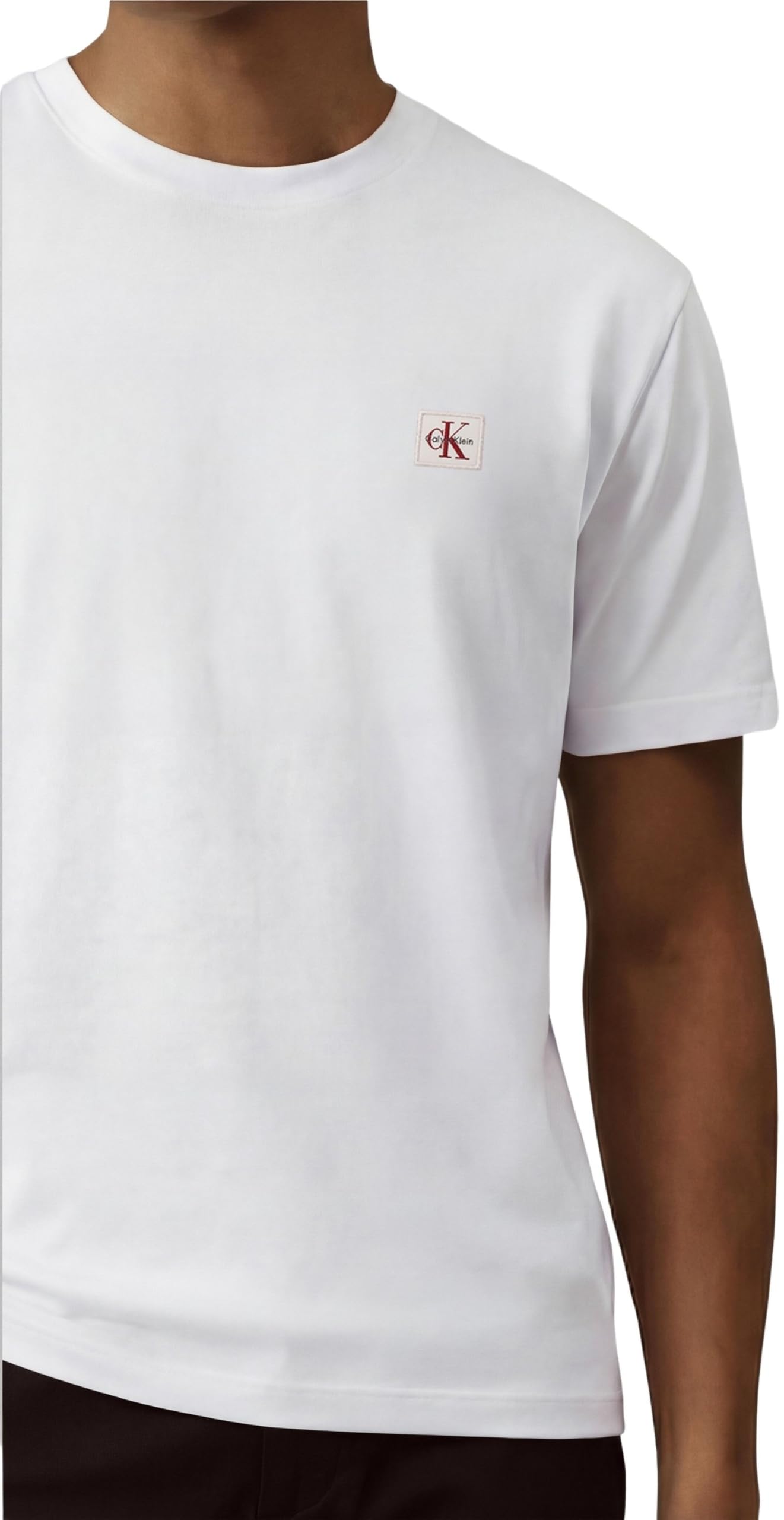 Calvin Klein Herren Ss Badge Tee 2pk Lv04rd248g Tees