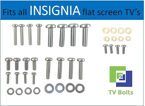 Tornillos y arandelas de montaje de TV - se adapta a cualquier televisor Insignia