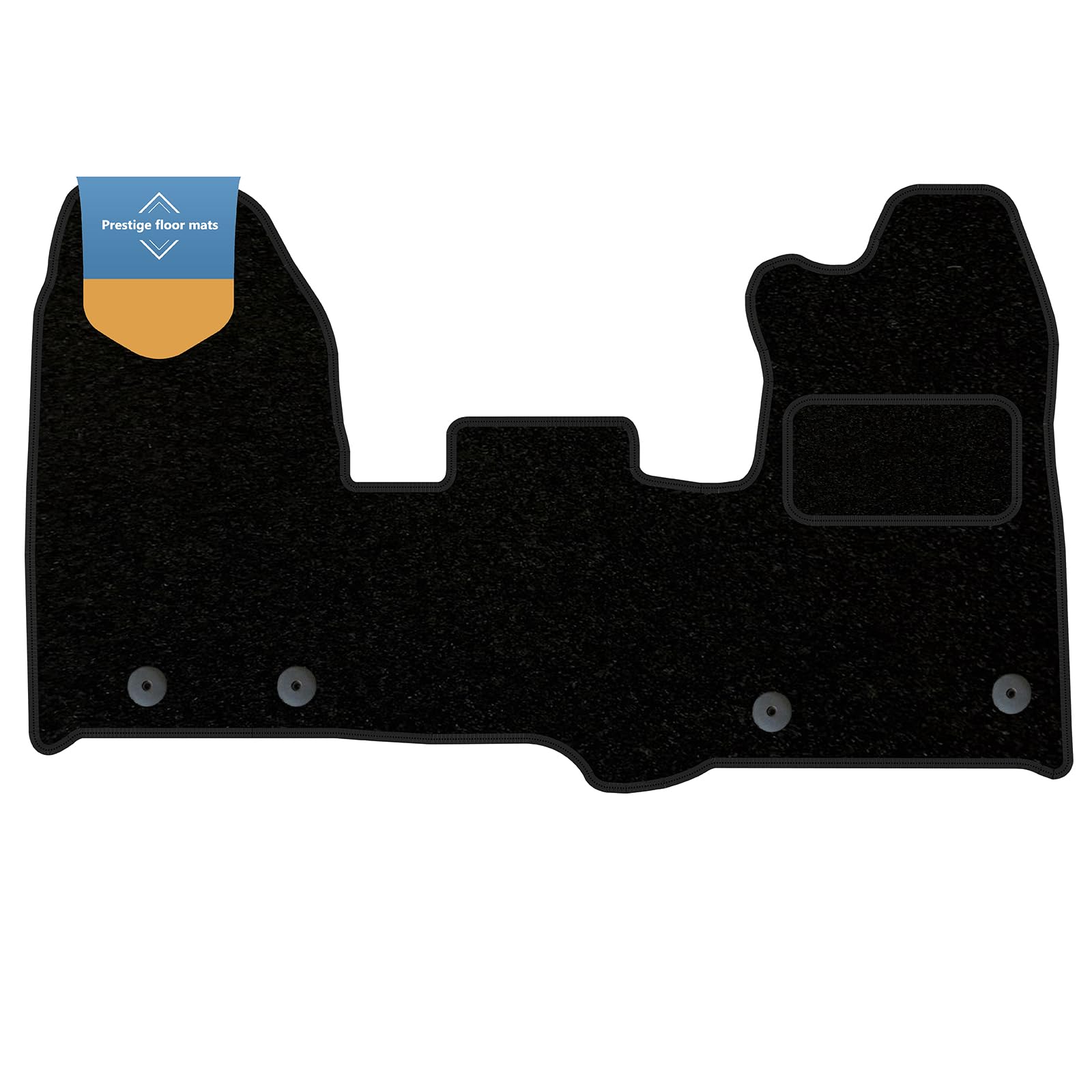 Sponsored Ad – Prestige Mats - Tailored Van Floor Mat - Fits Ford TRANSIT Custom 2015-2023- CARPET – Non-Slip Floor Mat, Edged with Black Cloth Binding.
