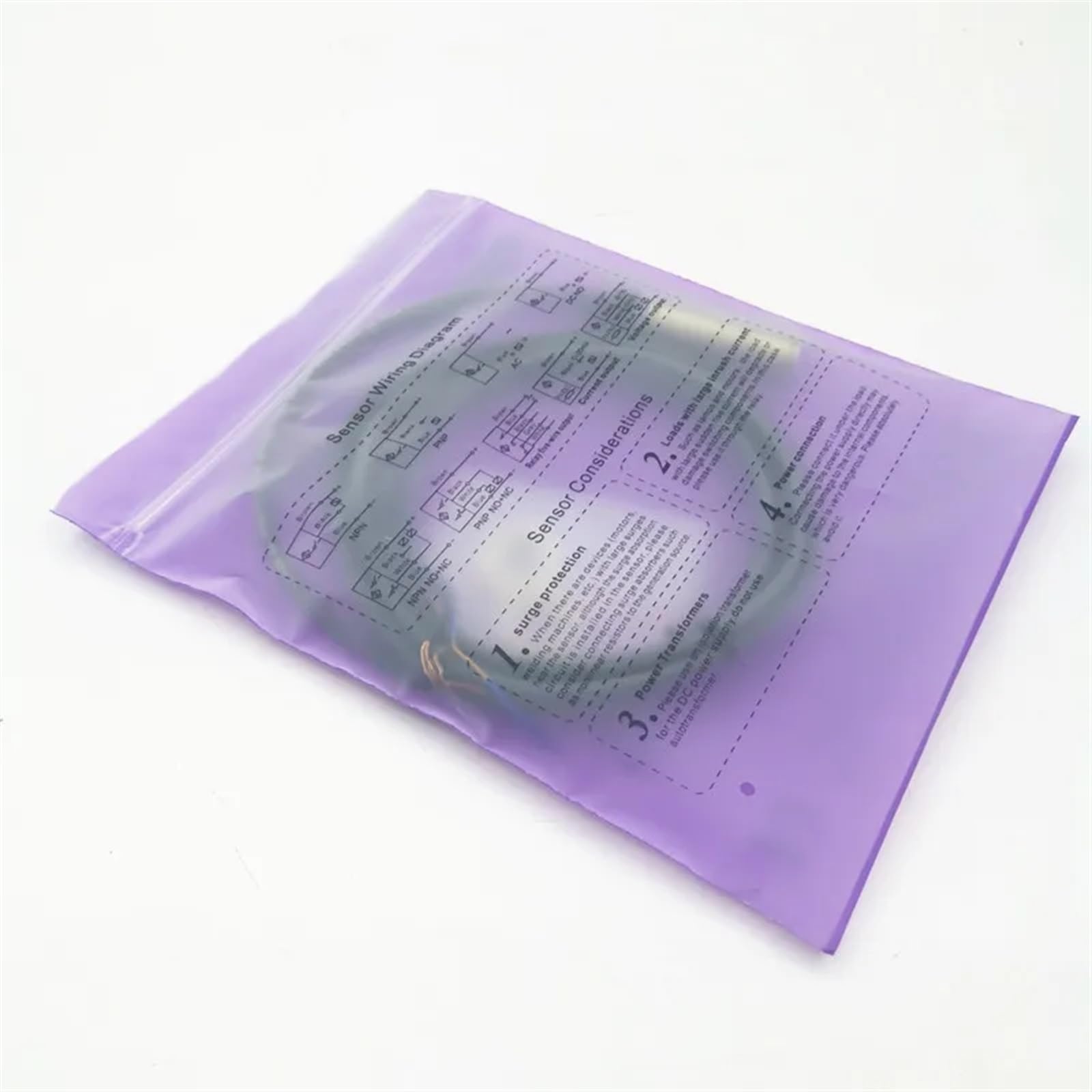 5 uds M12 interruptor de Sensor inductivo de proximidad no empotrado caja de latón DC 10-30V 200mA NPN/PNP NO/NC/NO + NC DC/AC distancia de 2 cables 4mm(PNP NC IM12-4-DPB)
