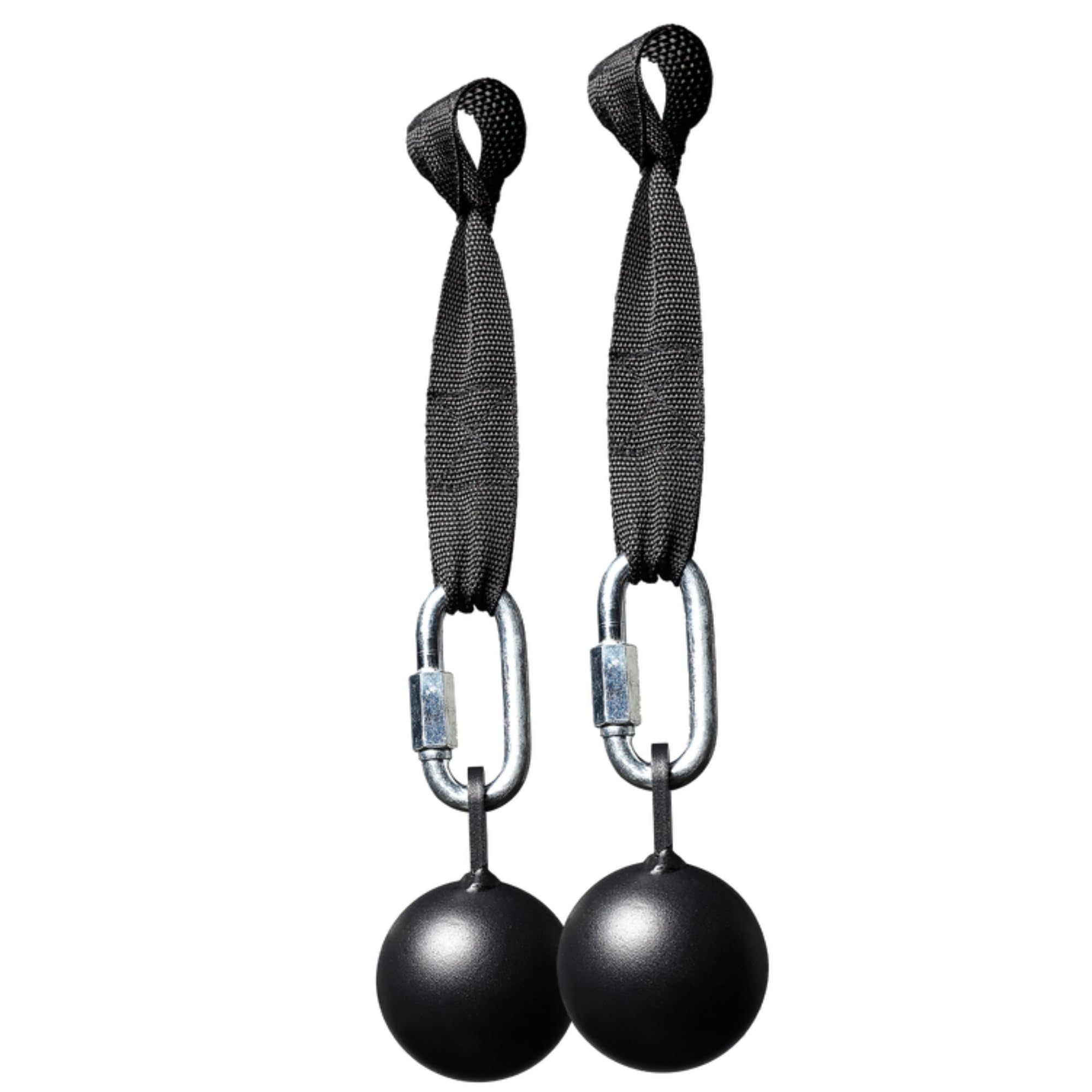 REP Fitness Cannonball Grips | Pull Up & Grip Strength Trainer for Cable Machines, Power Racks & Home Gyms : Includes Carabiner and 3" or 5" Straps Options | Forearm, Wrist & Hand Exerciser