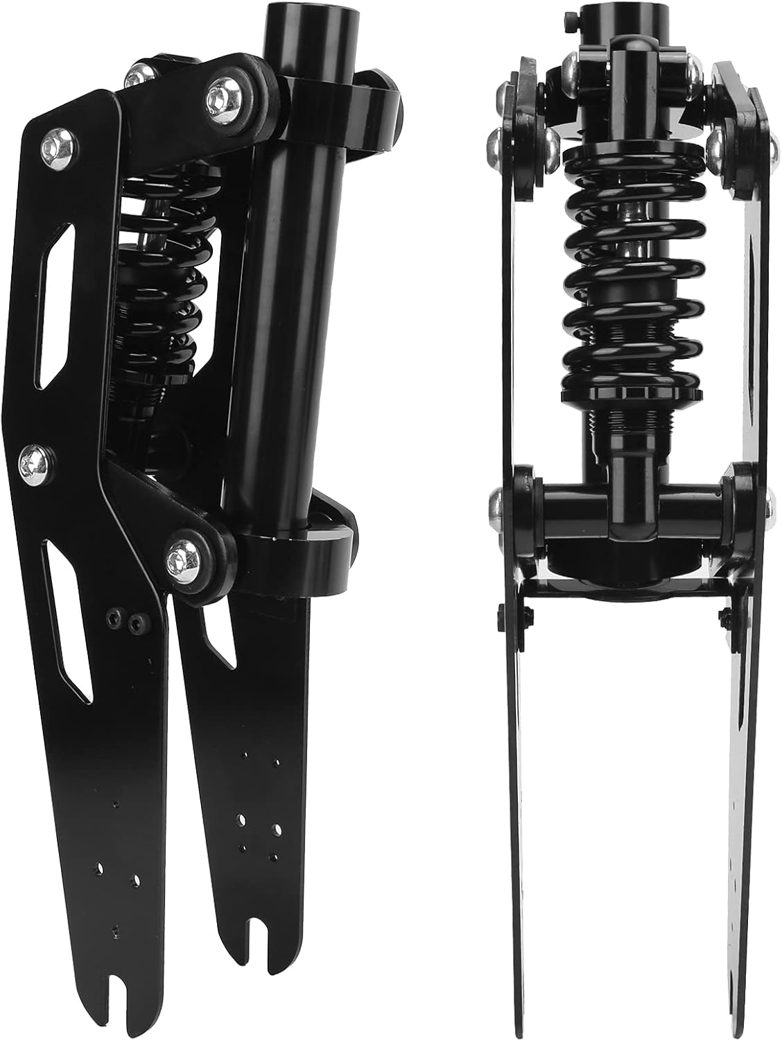 VBESTLIFE Electric Scooter Suspension Fork, Stainless Steel Front Fork Shock Absorption Kit Includes Mounting Accessories Fit for M365 M365 Pro