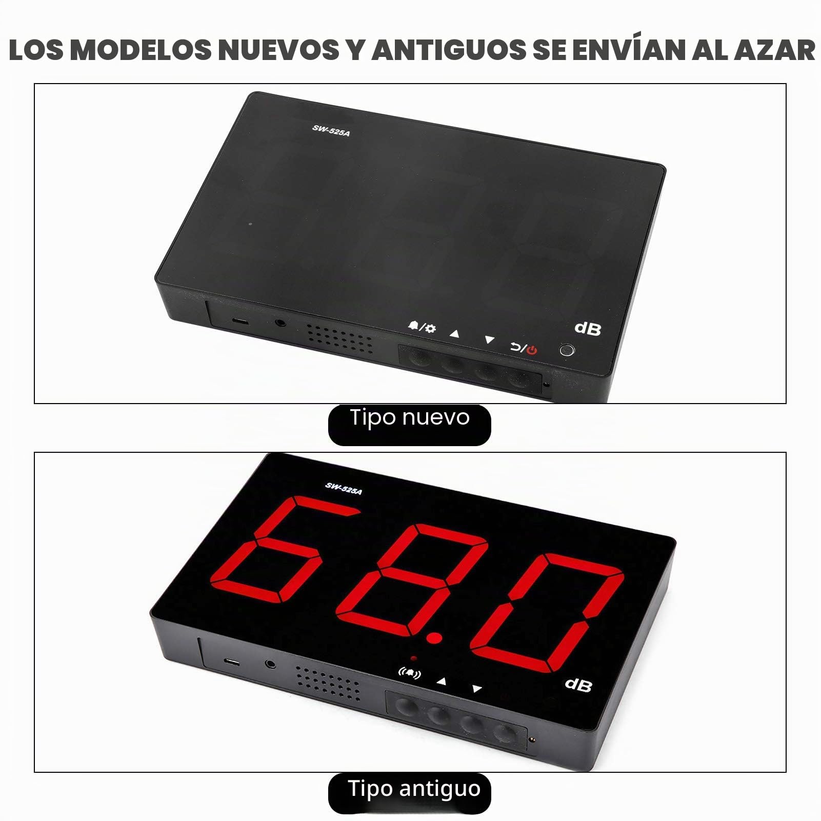 Digital Medidor de Nivel de Sonido Montado en la Pared 30dB-130dB Medidor de Decibelios DC5V 1A Lector de Decibelios con Alarma Medidor de Monitoreo de Decibelios