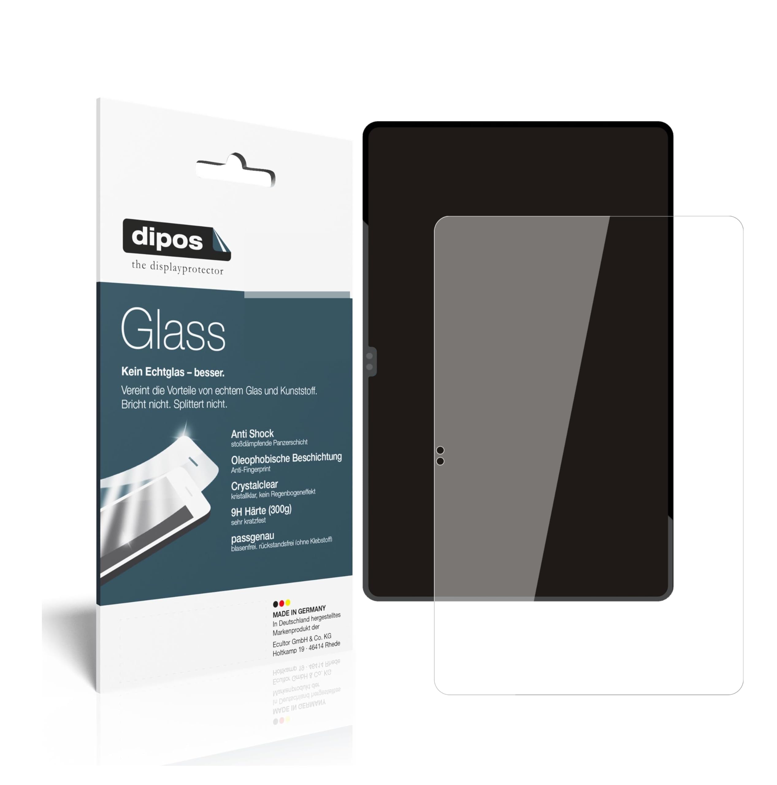 dipos 2x Pellicola Protettiva 9H per Samsung Galaxy Tab S8 Ultra