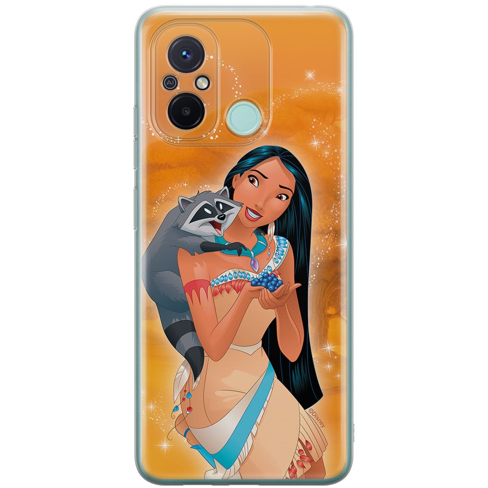 ERT GROUP mobile phone case for Xiaomi REDMI 12C/ REDMI 11A original and officially Licensed Disney pattern Pocahontas & Meeko 001 optimally adapted to the shape of the mobile phone, case made of TPU