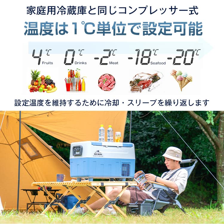 Amazon.co.jp: Fkstyle 車載 冷蔵庫 冷凍庫 12V 24V AC 保冷