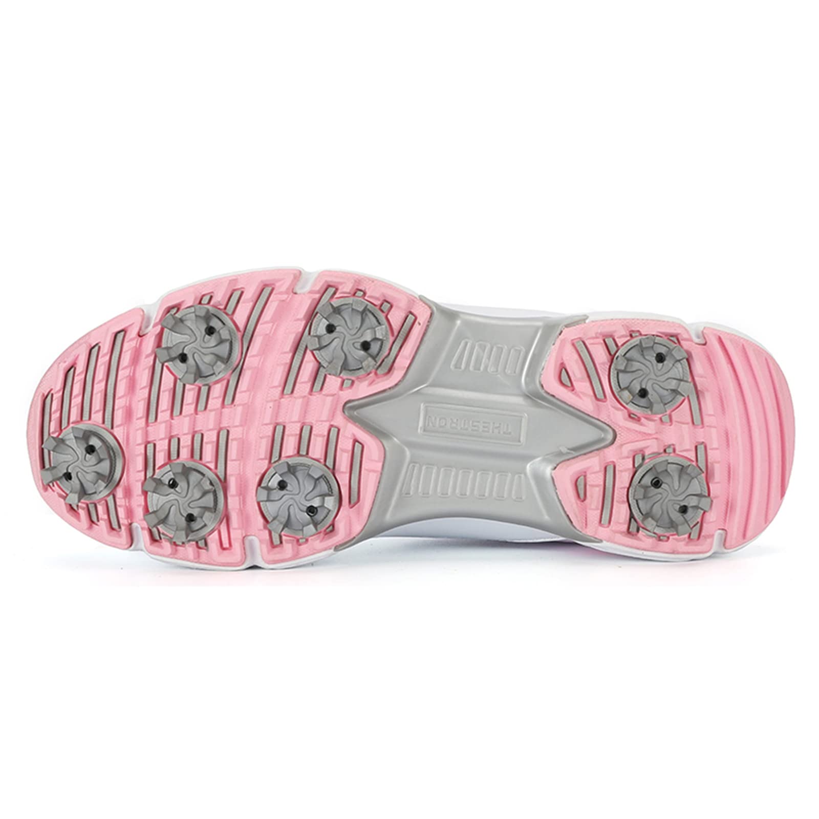 Scarpe da Golf Impermeabili da Donna Scarpe da Ginnastica Larghe A Spillo in Morbida Pelle Comode