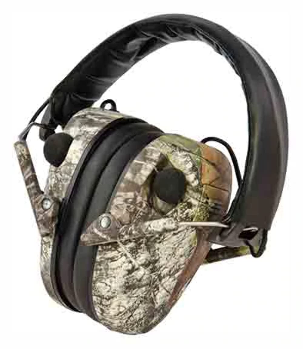 Caldwell E-MAX Electronic Hearing Protection with Low Profile, Adjustable, 23 NRR, For Range, Shooting, and Hunting