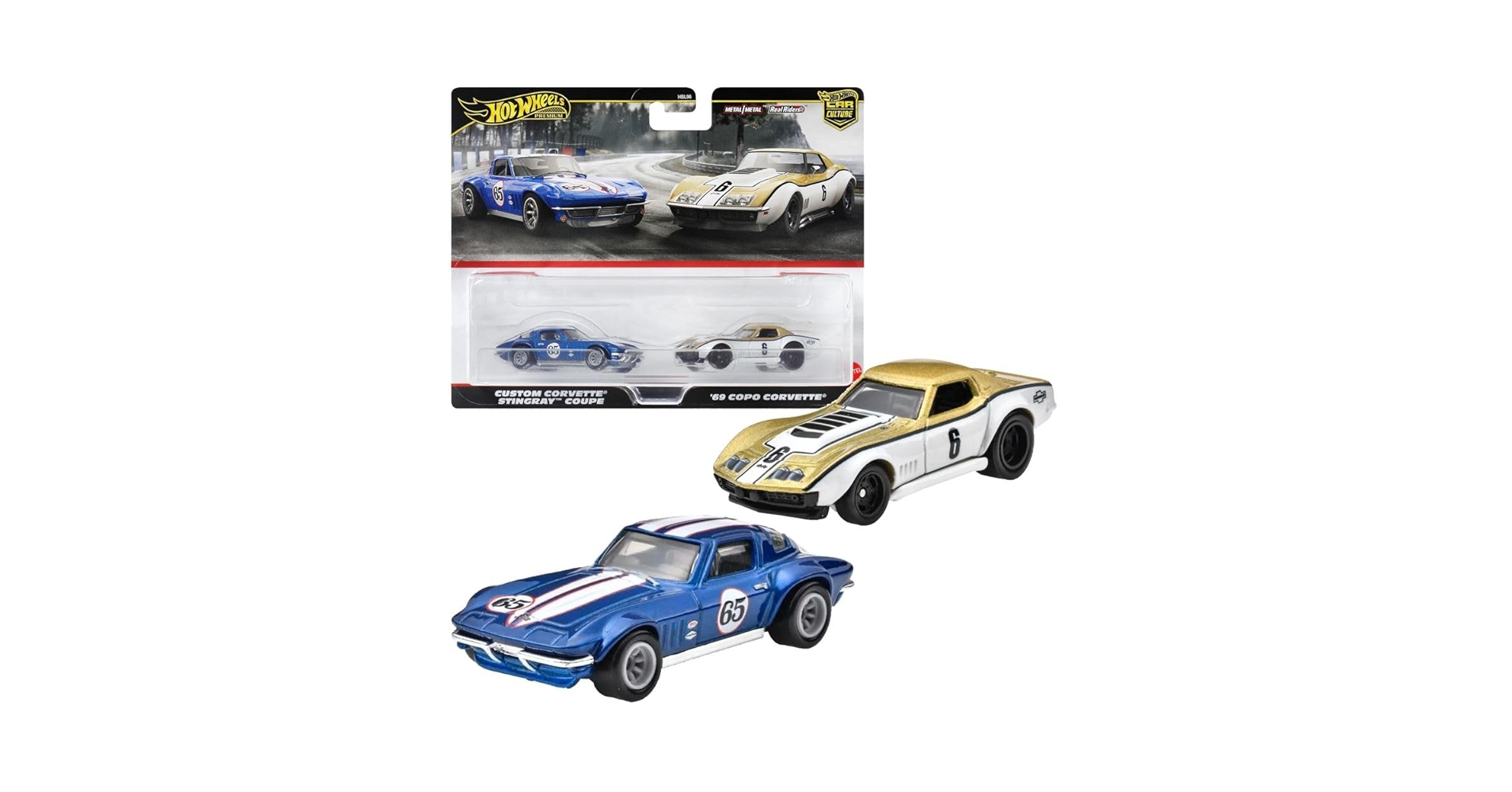 ホットウィール '69 COPO CORVETTE 38th Annual Amazon.com: Mattel Hot Wheels HRR80 Premium 2 Pack '69 COPO