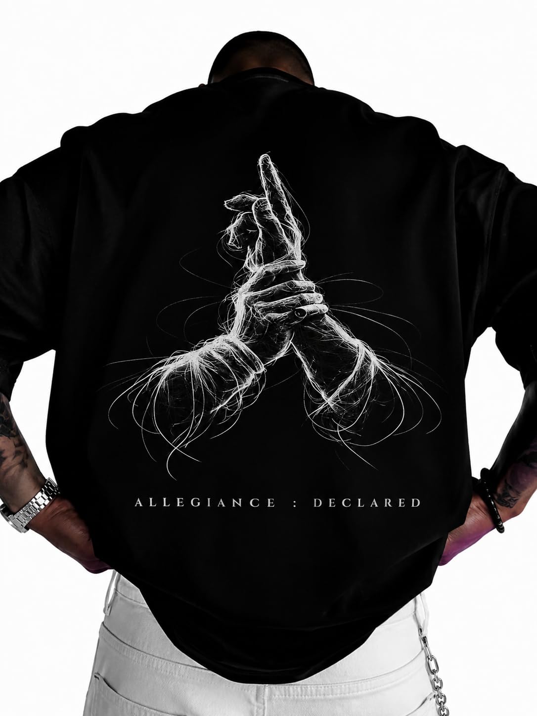 Graphic Black Printed T-Shirt for Men | Men Casual Half Sleeve Round Neck T-Shirt | 100% Cotton Comfortable Regular Fit Printed Tee-picture-34