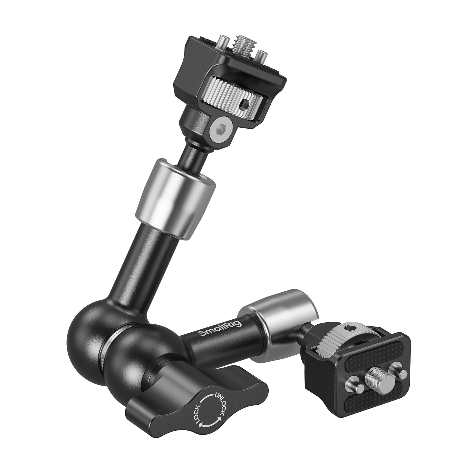 Mechrig 7インチロゼットマジックアーム、クイックリリース構造、1/4