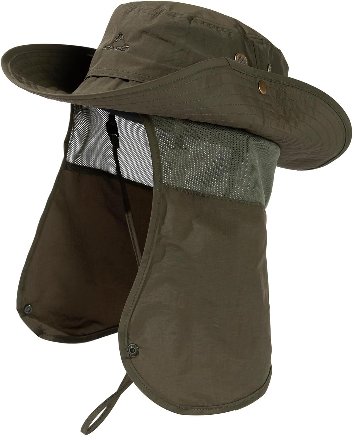 Comhats Oversized XL XXL Waterproof UPF50+ Neck Flap Protection Cover Wide Brim Golf Packable Sun Hats for Men