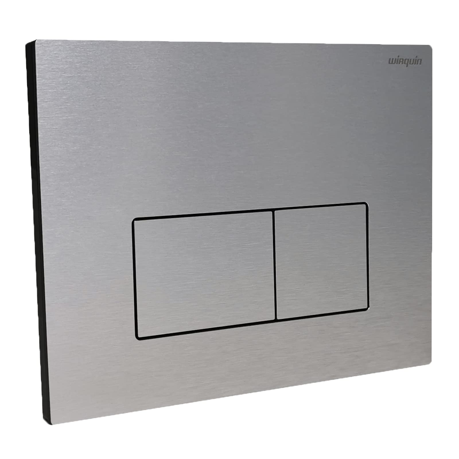CORIBI Plaque de Commande WC Suspendu 3/​6L Design Chromée Brillant