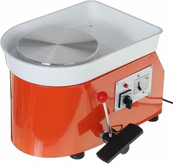 Electric Ceramic Machine with Pottery Lathe, 600 W, 220 V, for DIY, with Pedal, Kits for Artistic Work with Ceramic Clay /