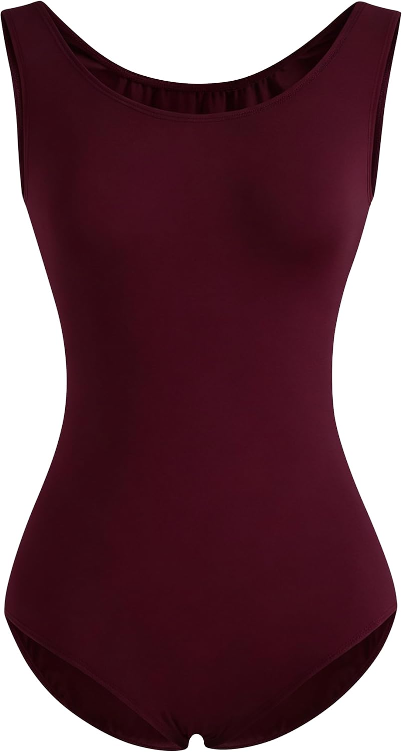 DANSHOW Tank Leotards for Women Dance Ballet Adult Gymnastics