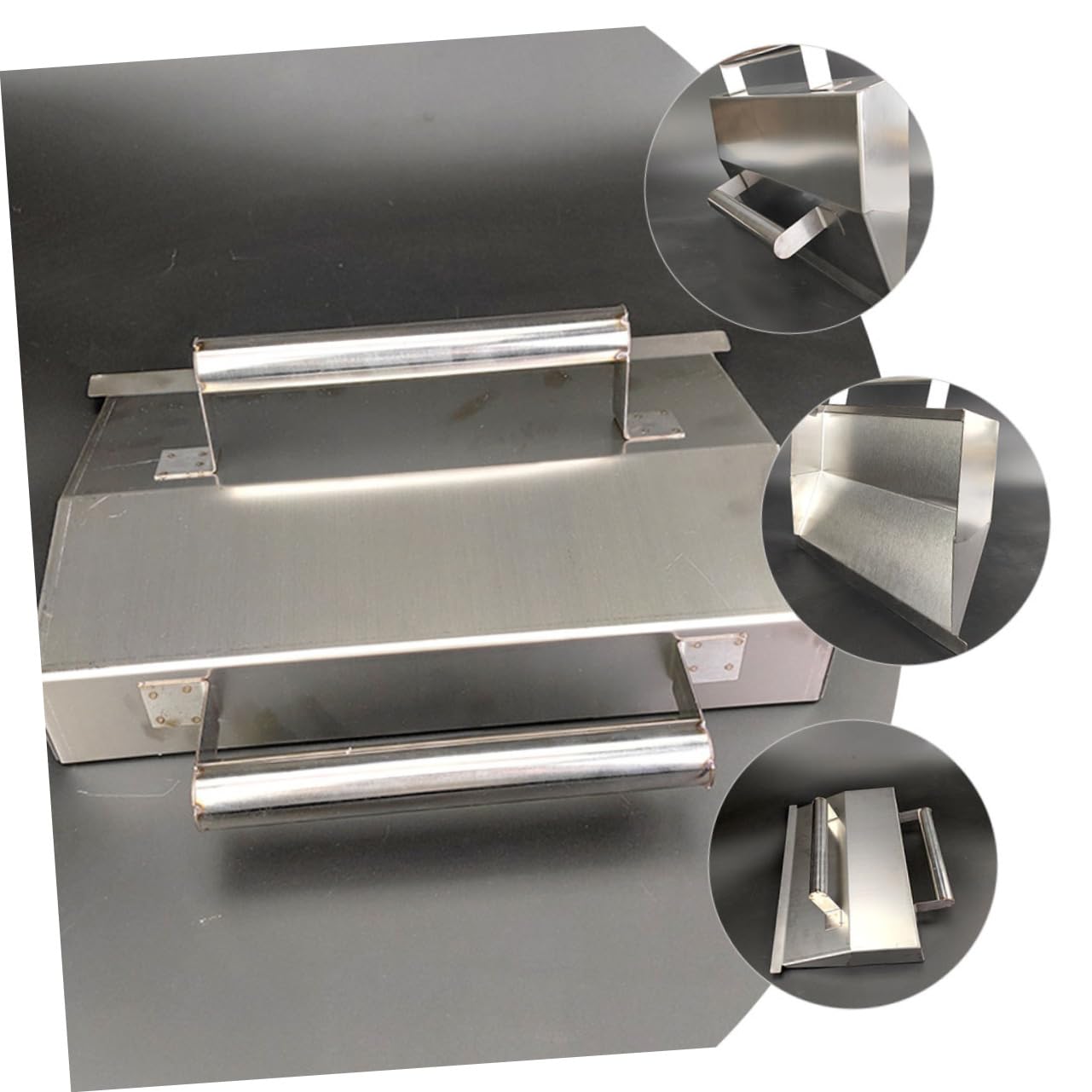 EXCEART Cazzuola per Intonaco in Acciaio Inox, Alta Resistenza alle Crepe, per Finitura del Calcestruzzo e Stuccatura Pareti Interne