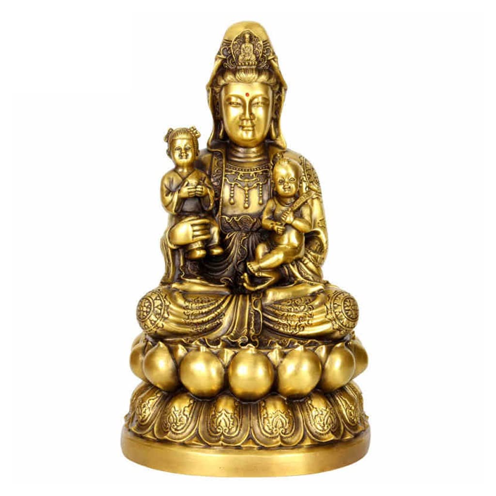 Statue de jardin Guan Yin intérieur, bouddha déco maison