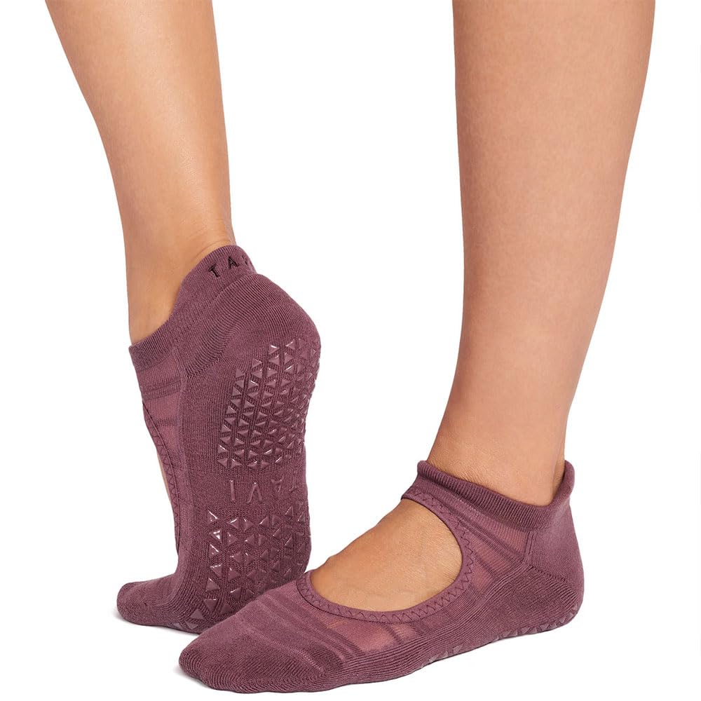 Tavi Women's Wine Grip Socks By Emma Breeze, M