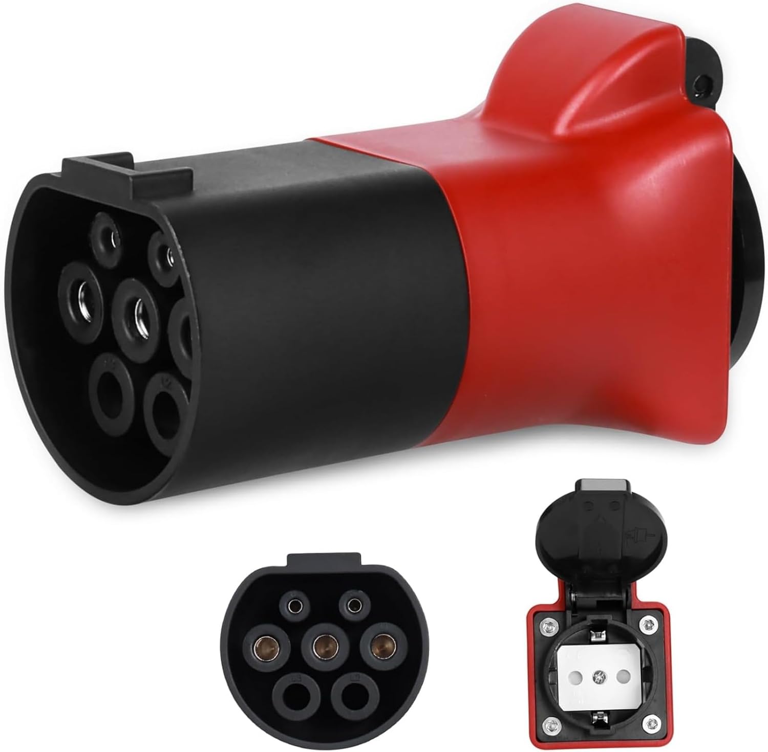 Applearwen V2L EV Adapter 3.5KW 16A 220V Schuko Vehicle to Charge Adapter V2L EV Type 2 Schuko Adapter Type 2 External Discharge Converter with MG4 MG5 MG ZS