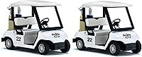 Vista 5 de KinsFun - Carrito de golf de 4½ pulgadas modelo de metal fundido a presión juguete de acción (verde)