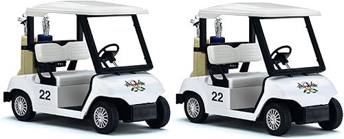 Miniatura 5 de KinsFun - Carrito de golf de 4½ pulgadas modelo de metal fundido a presión juguete de acción (verde)