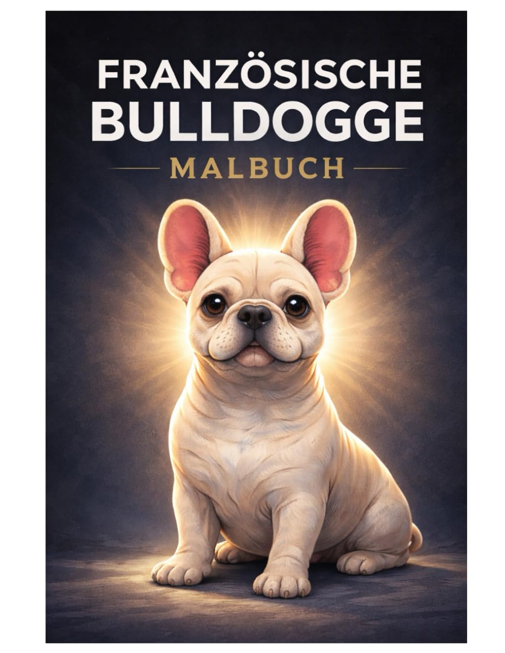 Französische Bulldogge Malbuch: 50 niedliche Ausmalbilder der beliebten Familienhunde – Für Kinder und Erwachsene zum Ausmalen und Entspannen