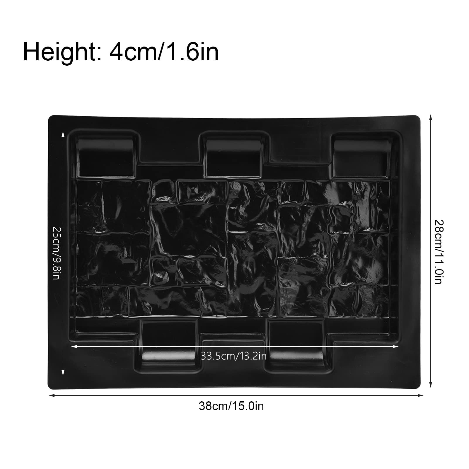 Stepping Stone Model, Labor Saving Novice Friendly Simple Concrete Making Tool for Garden